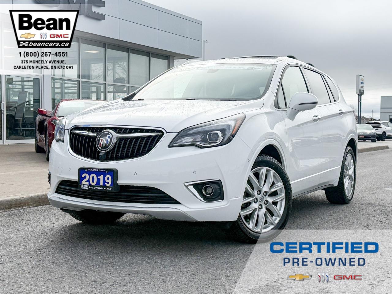 Used 2019 Buick Envision Premium II 2.0L 4CYL TURBO PREMIUM II AWD, HEATED/VENTILATED FRONT LEATHER SEATS, PANORAMIC MOONROOF, HEAD UP DISPLAY, BOSE SOUND SYSTEM, 19