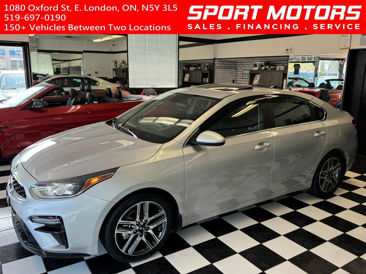 Used 2020 Kia Forte EX Premium+Sunroof+BlindSpot+Lane Keep+RemoteStart for sale in London, ON