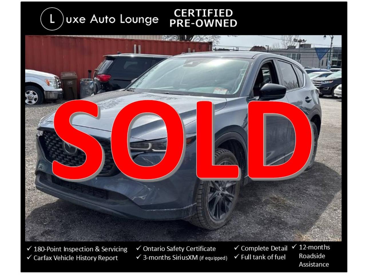 Used 2022 Mazda CX-5 Kuro Edition ONLY 37K!! SUNROOF, AWD, RED LEATHER! for sale in Orleans, ON