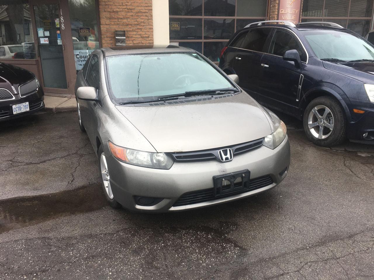 Used 2008 Honda Civic 2dr Man LX - Econo 5-Spd, Sunroof for sale in St. Catharines, ON