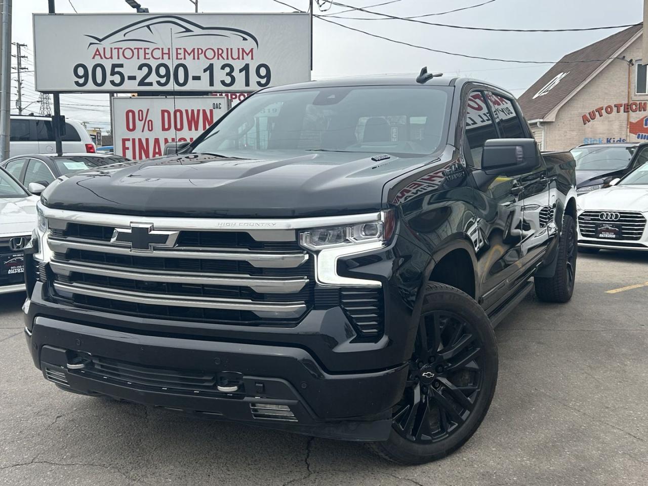Used 2024 Chevrolet Silverado 1500 High Country DURAMAX 3.0L TURBO-DIESEL CrewCab Fully Loaded for sale in Mississauga, ON