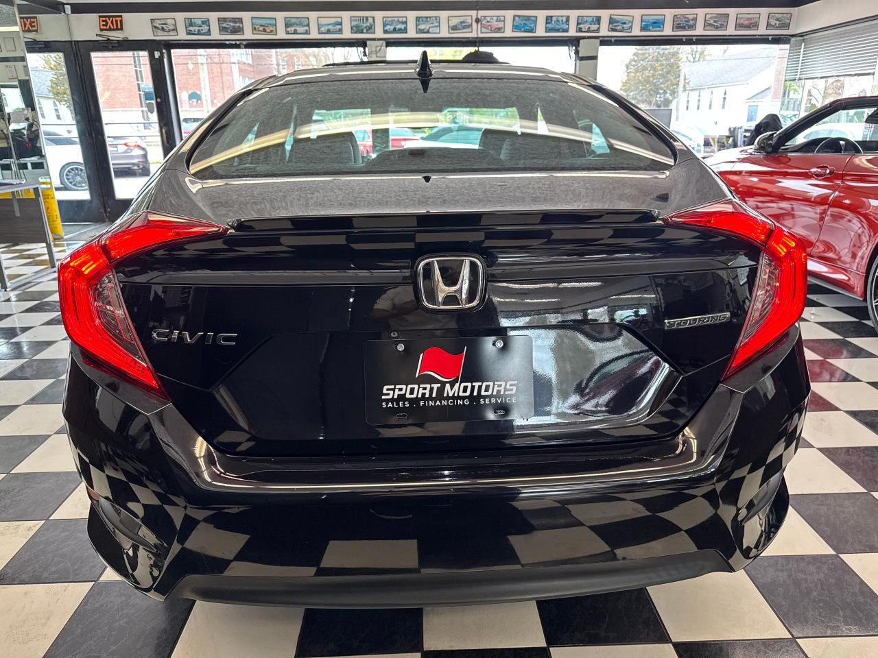 2017 Honda Civic Touring+Adaptive Cruise+Lane Keep+Roof+RemoteStart Photo6