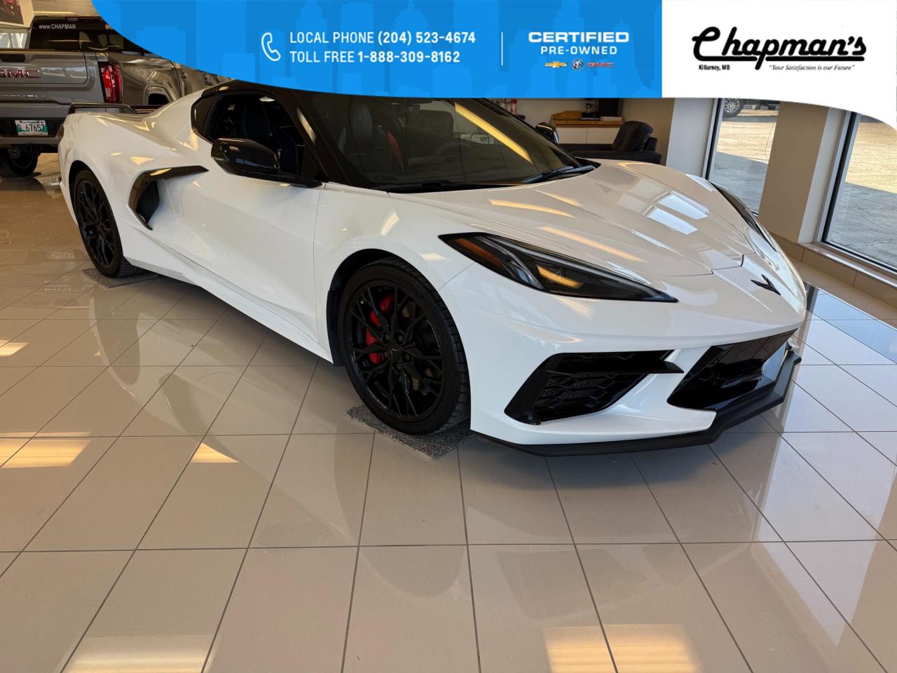 Used 2023 Chevrolet Corvette Stingray Ventilated Seats, Heated Steering Wheel, Navigation for sale in Killarney, MB