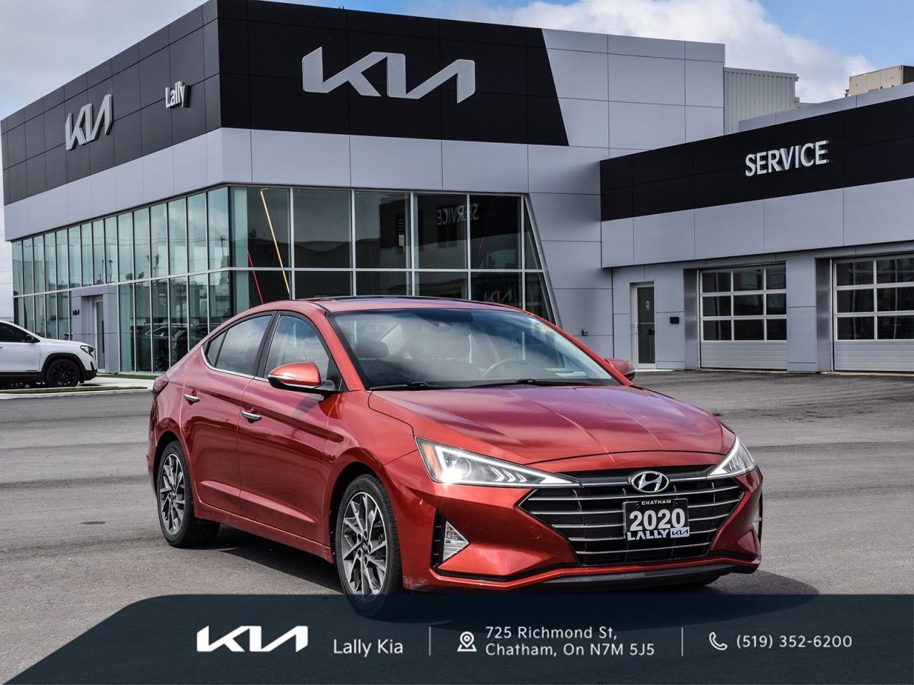 Used 2020 Hyundai Elantra Luxury New Arrival | Low KMs | Clean CarFax | Leather for sale in Chatham, ON
