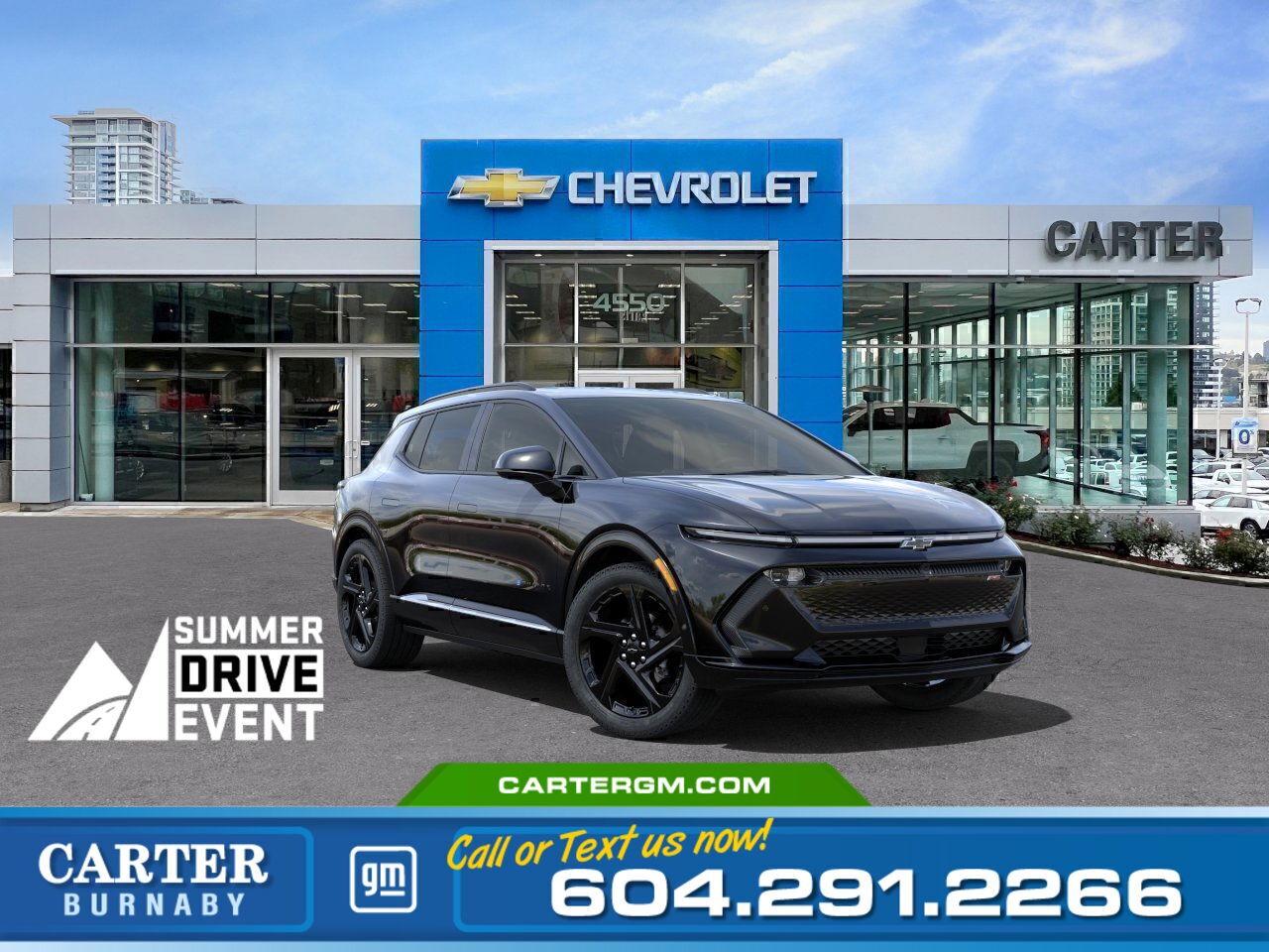 New 2024 Chevrolet Equinox EV RS FWD | SMARTPHONE REMOTE START/POWER SEATS for sale in Burnaby, BC