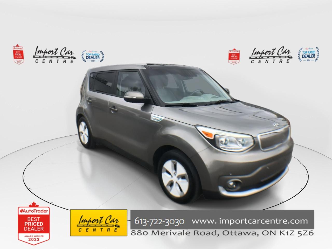 Used 2016 Kia Soul EV EV Luxury EV LUXURY PKG, NEW LITHIUM BATTERY, NEW for sale in Ottawa, ON