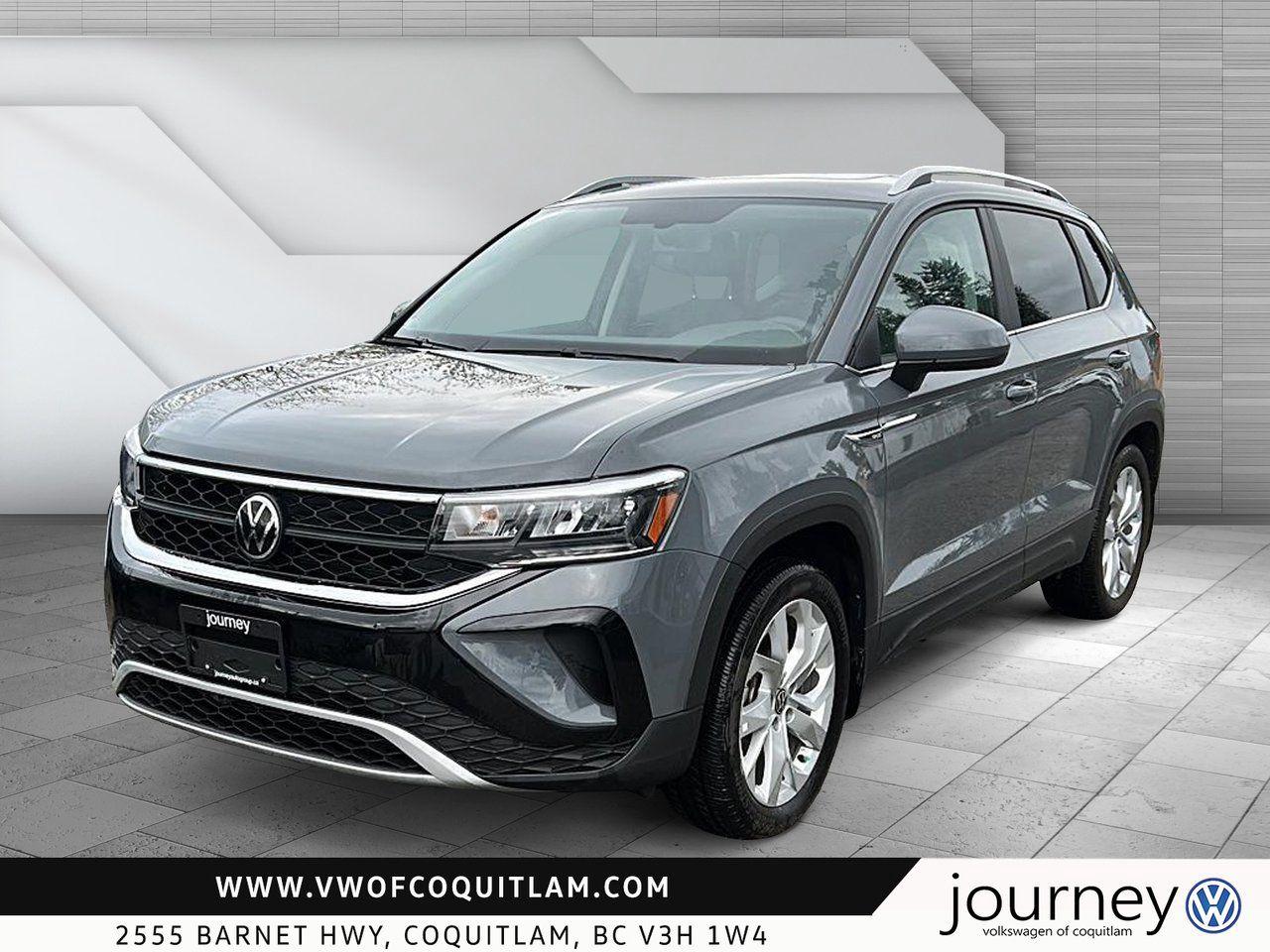 Used 2022 Volkswagen Taos Comfortline 1.5T 7sp at DSG w/ Tip 4M for sale in Coquitlam, BC
