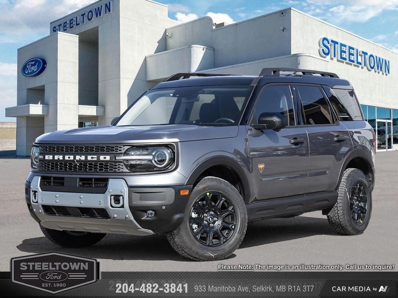 New 2025 Ford Bronco Sport Badlands  -  Heated Seats for sale in Selkirk, MB