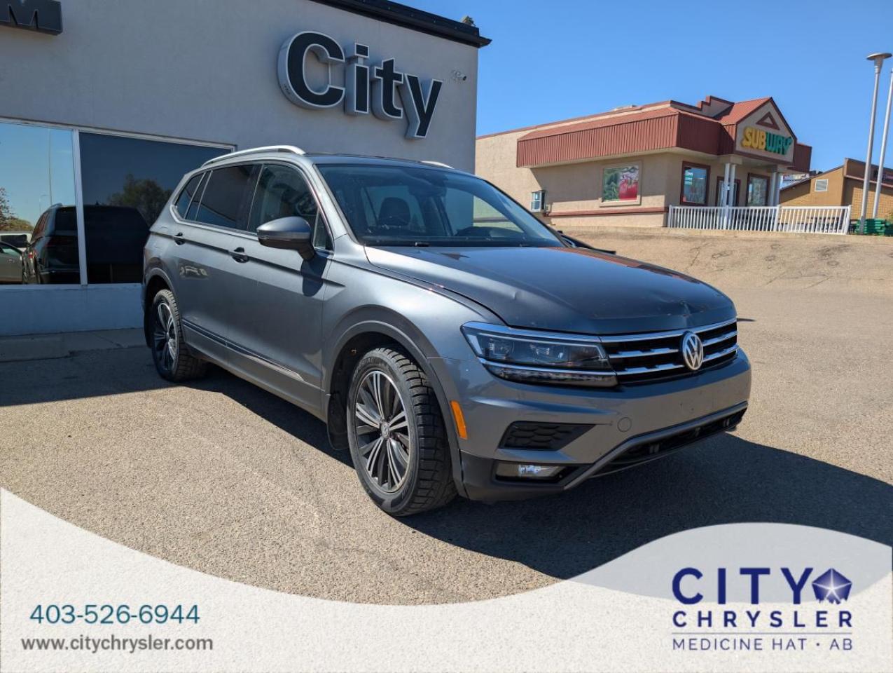 Used 2018 Volkswagen Tiguan Highline 4MOTION for sale in Medicine Hat, AB