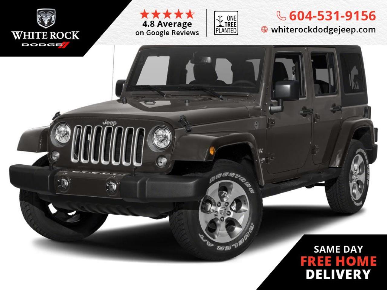 Used 2017 Jeep Wrangler Unlimited Sahara for sale in Surrey, BC