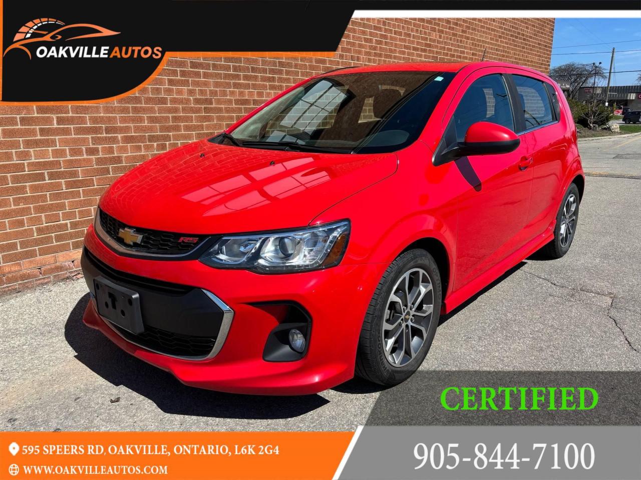 Used 2017 Chevrolet Sonic 5DR HB AUTO LT for sale in Oakville, ON