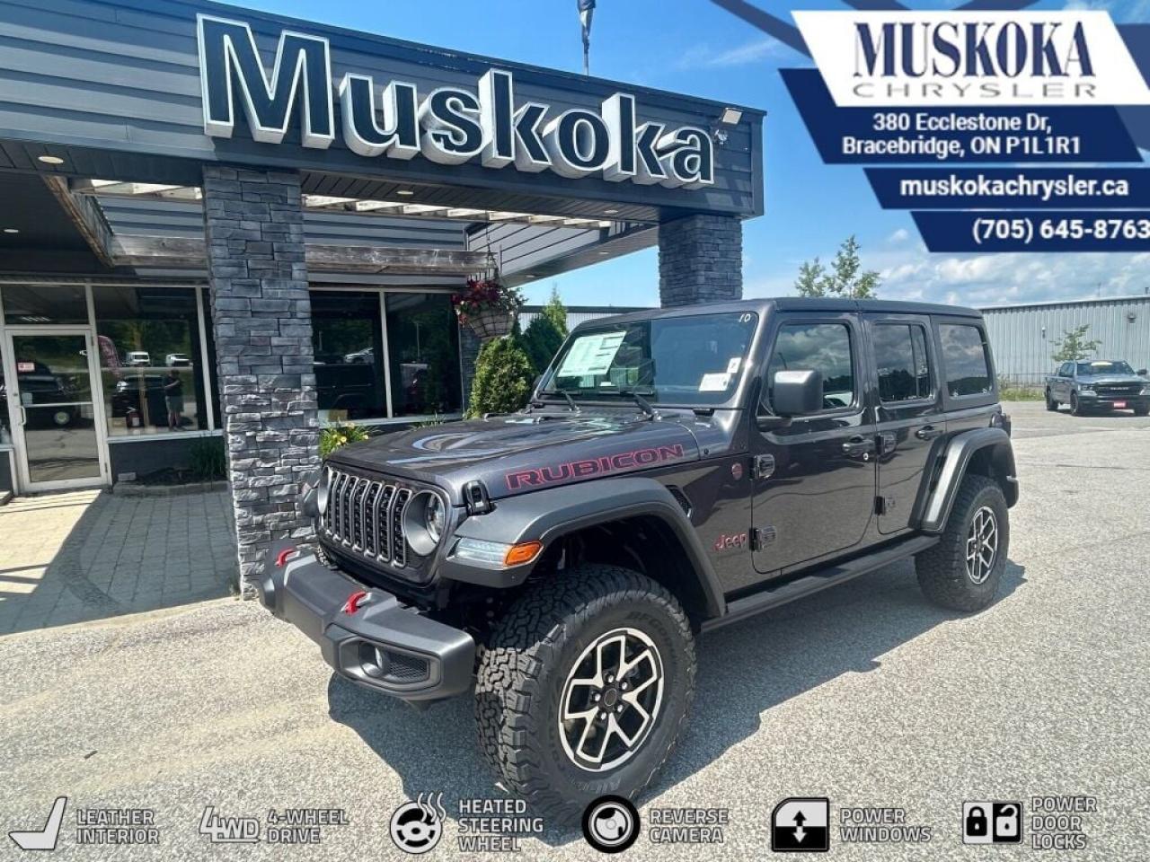 New 2025 Jeep Wrangler RUBICON for sale in Bracebridge, ON