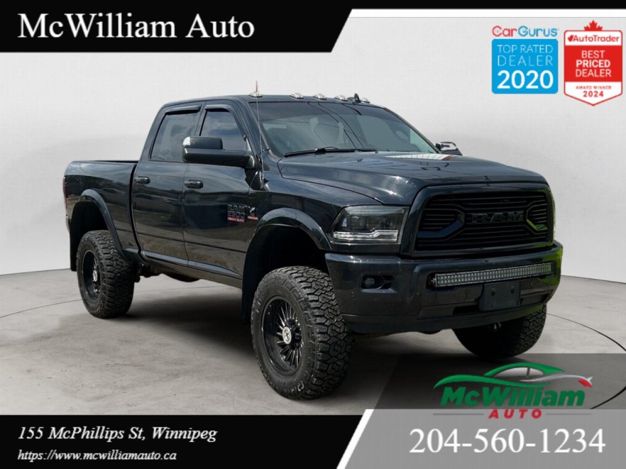 Used 2018 RAM 2500 LARAMIE|6.7 CUMMINS|LIFT KIT|DEF & CAT DELETE| for sale in Winnipeg, MB