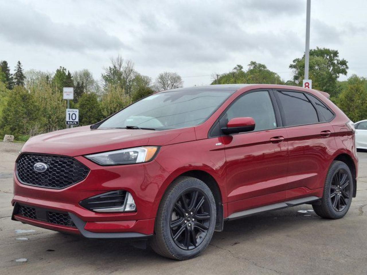 Used 2021 Ford Edge ST Line AWD | Pano Roof | Leather-Suede | Adaptive Cruise | Heated Wheel + Seats | CarPlay & More ! for sale in Guelph, ON