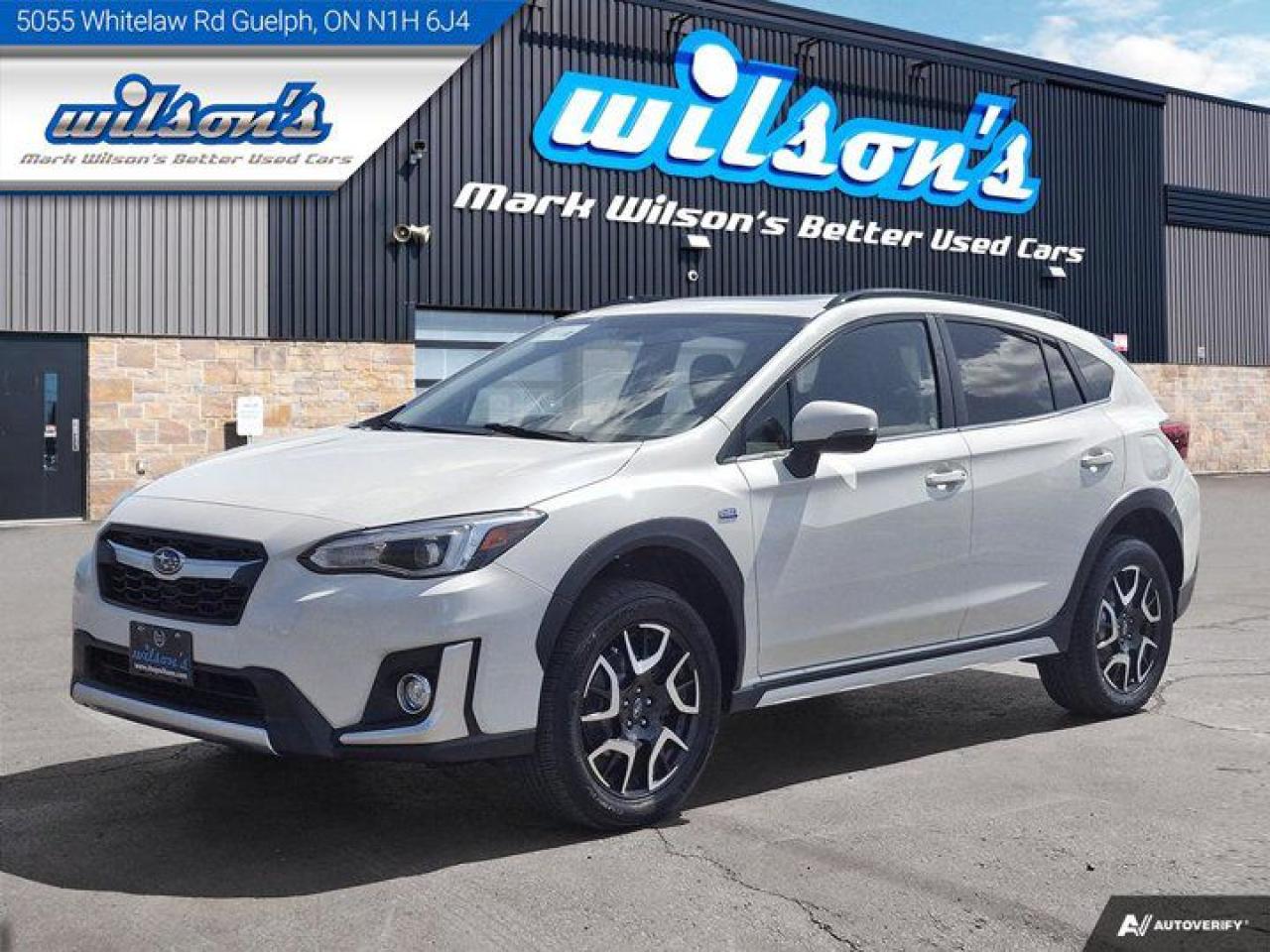 Used 2020 Subaru XV Crosstrek Plug-in Hybrid Limited AWD | Leather | Sunroof | Nav | Heated Steering + Seats | CarPlay + Android | and More ! for sale in Guelph, ON
