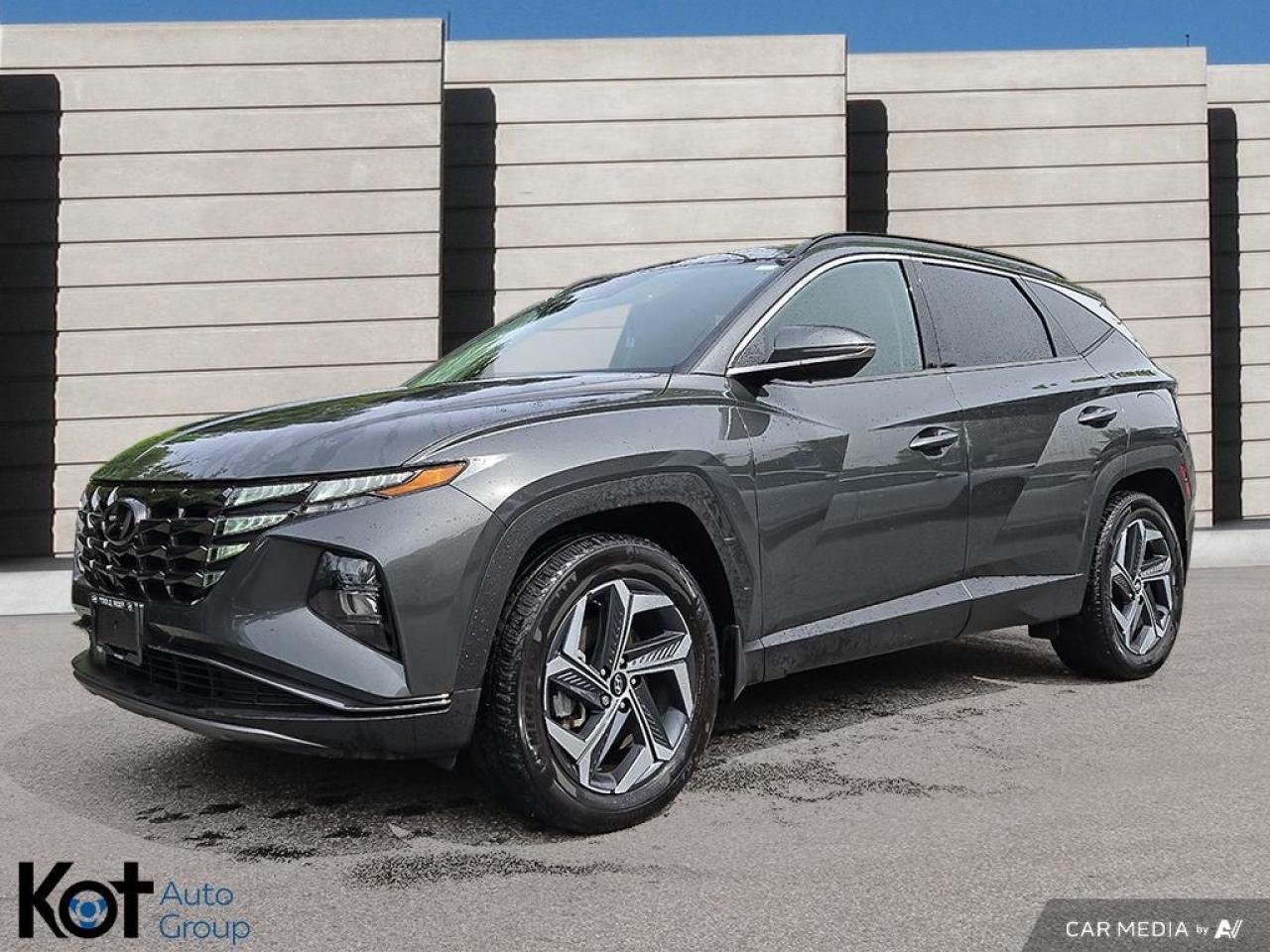 Used 2022 Hyundai Tucson Hybrid Luxury AWD! NAV! PANO SUNROOF! AUTO HIGHBEAMS! HEATED & COOLED SEATS! PUSH START! REMOTE START! COLLISION MITIGATION! BACK UP CAM! ONE OWNER! for sale in Maple Ridge, BC