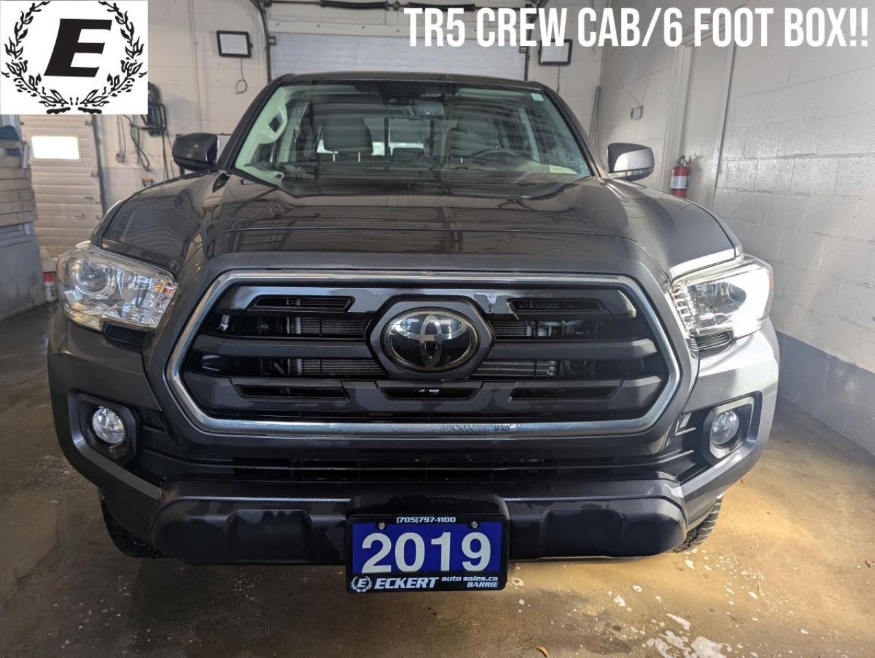 Used 2019 Toyota Tacoma SR5  CREW CAB/6 FOOT BOX!! for sale in Barrie, ON