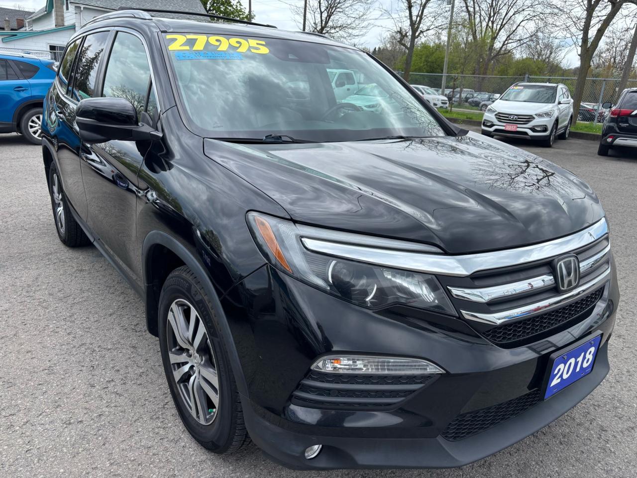 Used 2018 Honda Pilot EX-L, Rear Entertainment, Leather, Sunroof, 8 Pass for sale in Kitchener, ON