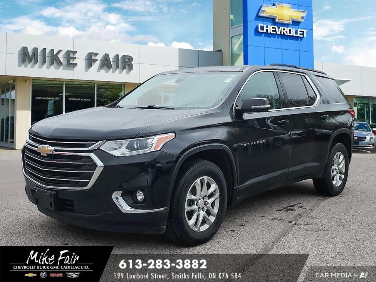Used 2020 Chevrolet Traverse LT FWD,heated front seats/steering wheel,remote start,power liftgate,HD rear camera, climate controL for sale in Smiths Falls, ON