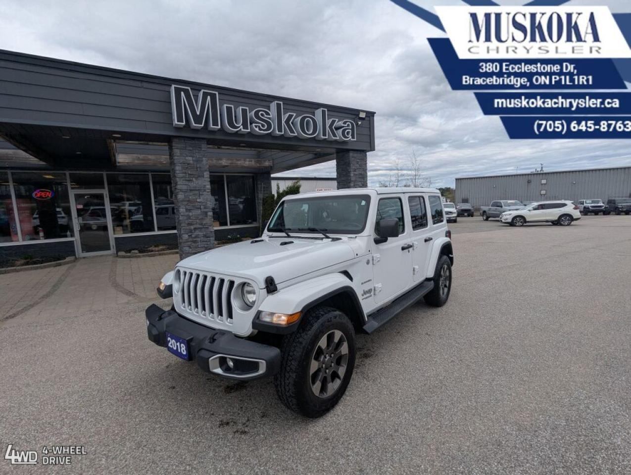 Used 2018 Jeep Wrangler Unlimited Sahara for sale in Bracebridge, ON