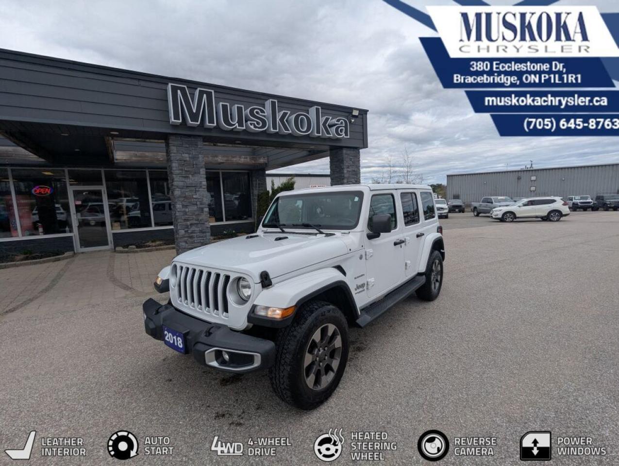 Used 2018 Jeep Wrangler Unlimited Sahara for sale in Bracebridge, ON
