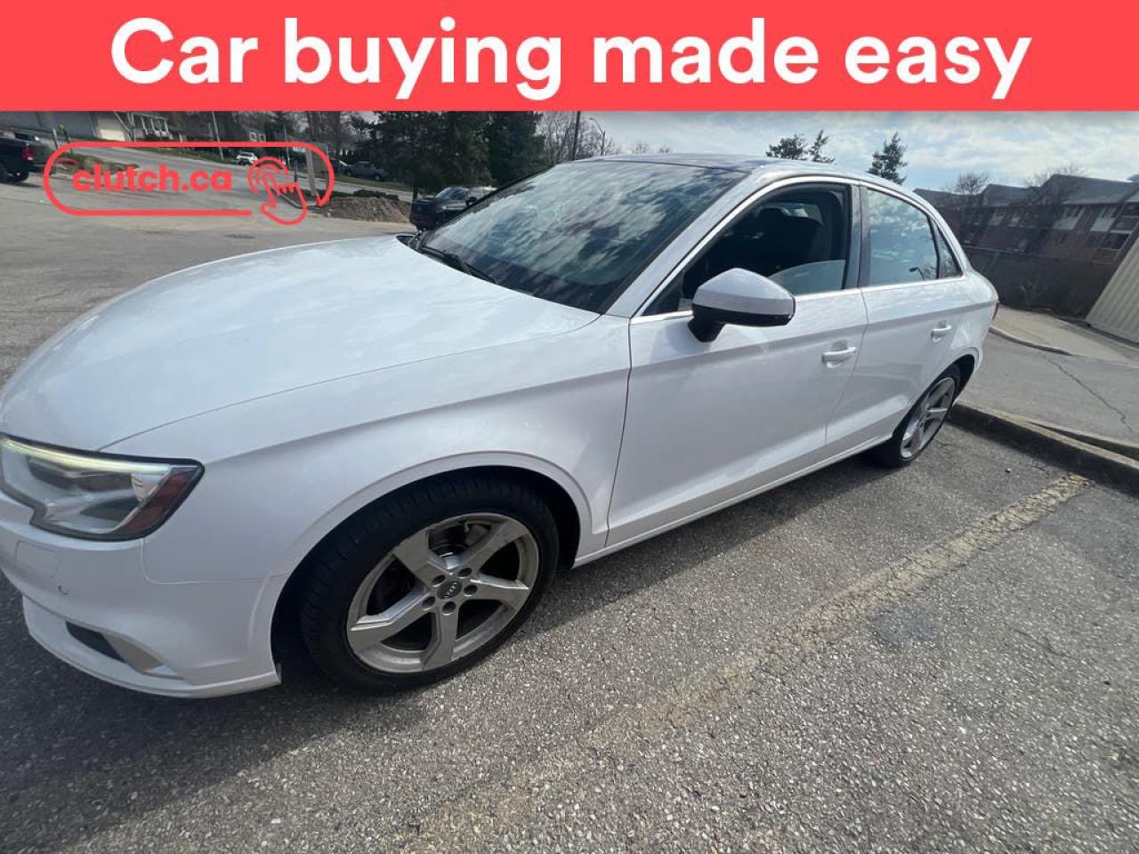 Used 2019 Audi A3 Komfort w/ Apple CarPlay, Heated Front Seats, Rearview Cam for sale in Toronto, ON