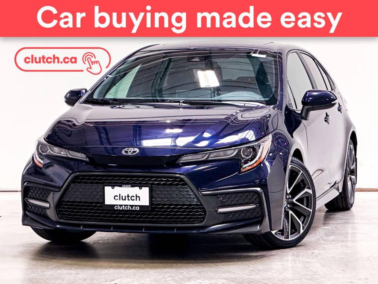 Used 2020 Toyota Corolla SE w/ Upgrade Pkg. w/ Apple CarPlay, Heated Front Seats, Rearview Cam for sale in Toronto, ON