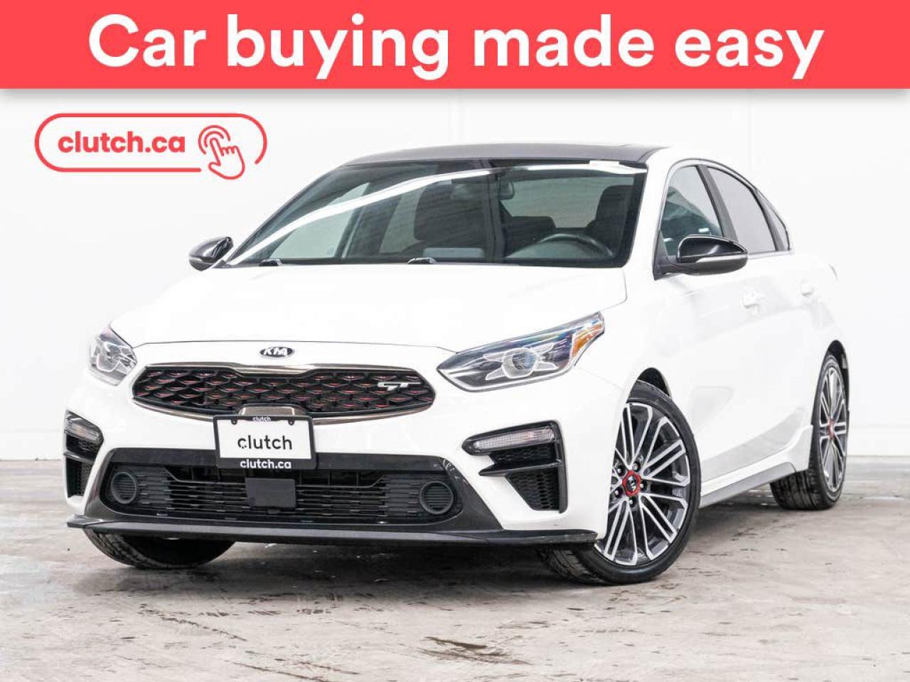 Used 2020 Kia Forte GT w/ Apple CarPlay & Android Auto, Power Moonroof, Wireless Charging for sale in Toronto, ON