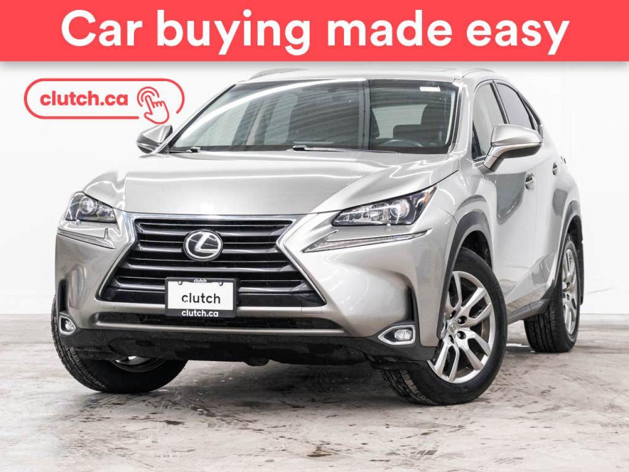 Used 2016 Lexus NX 200t Base AWD w/ Premium Pkg w/Heated Front Seats, Rearview Cam, Sunroof for sale in Toronto, ON