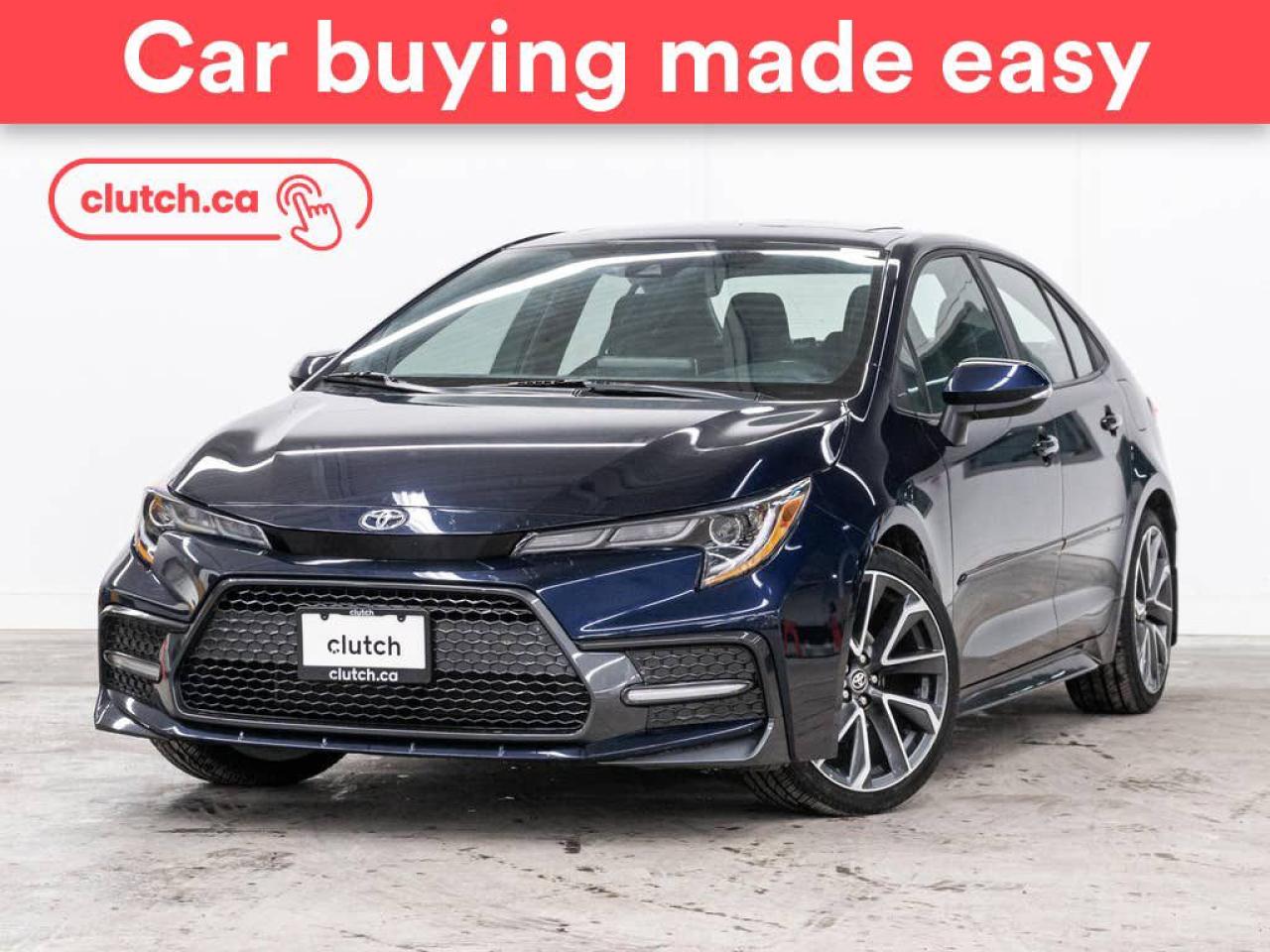 Used 2022 Toyota Corolla SE w/ Upgrade Pkg w/ Apple CarPlay & Android Auto, Rearview Cam, Sunroof for sale in Toronto, ON