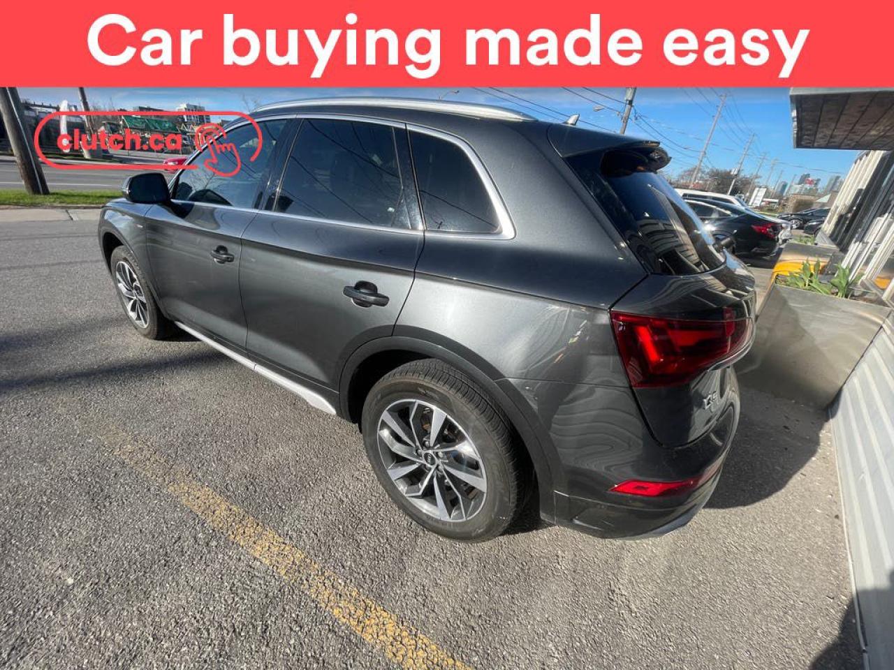 Used 2022 Audi Q5 45 Progressiv AWD w/ Apple CarPlay & Android Auto, Nav, Panoramic Moonroof for sale in Toronto, ON