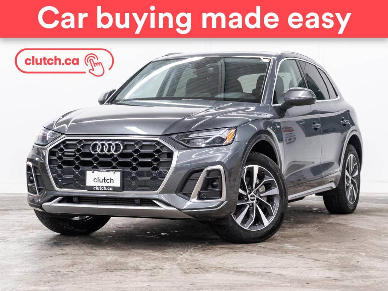 Used 2022 Audi Q5 45 Progressiv AWD w/ Apple CarPlay & Android Auto, Nav, Panoramic Moonroof for sale in Toronto, ON