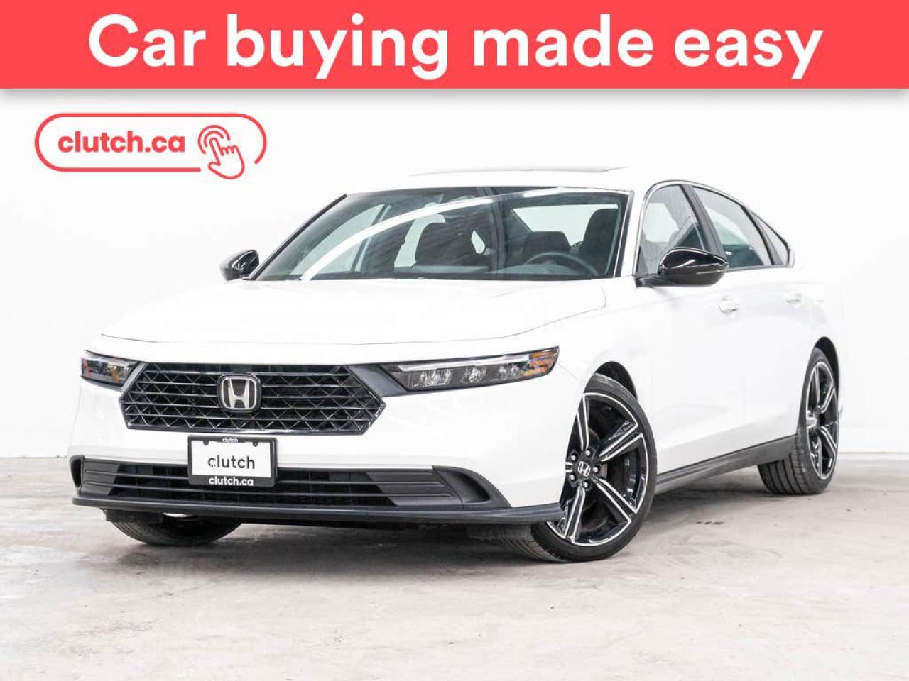 Used 2023 Honda Accord Hybrid Sport w/ Apple CarPlay & Android Auto, Rearview Cam, Power Moonroof for sale in Toronto, ON