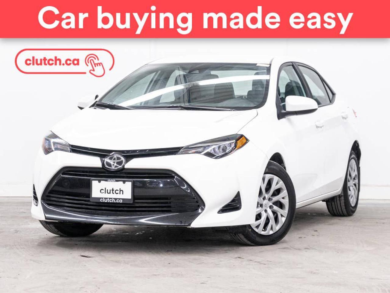 Used 2017 Toyota Corolla LE w/ Front Heated Seats, Rearview Cam, Climate Control for sale in Toronto, ON
