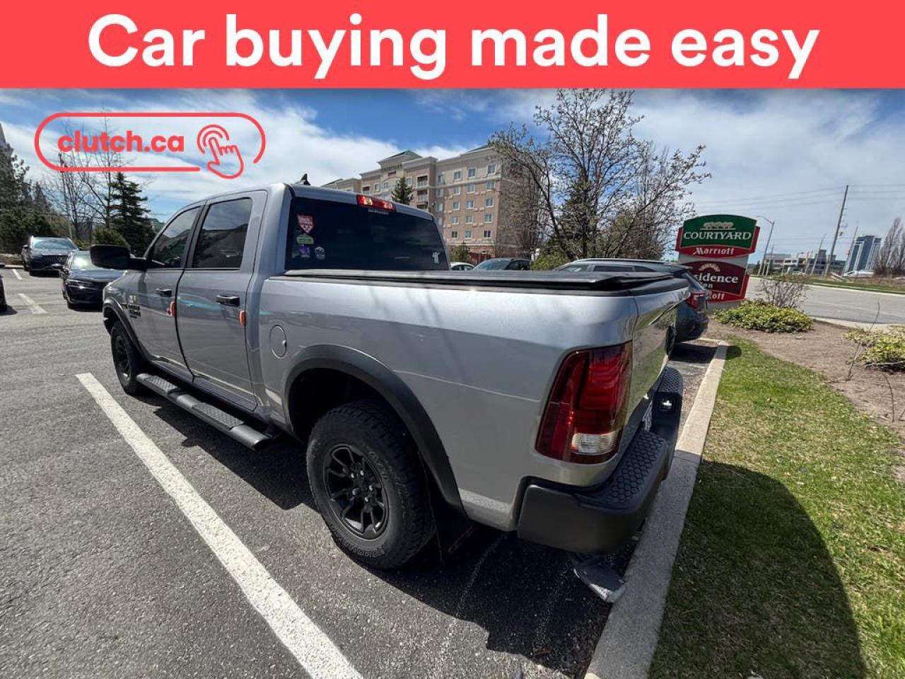 Used 2022 RAM 1500 Classic Warlock Crew Cab 4x4 w/ Apple CarPlay & Android Auto, Rearview Cam, Climate Control for sale in Toronto, ON