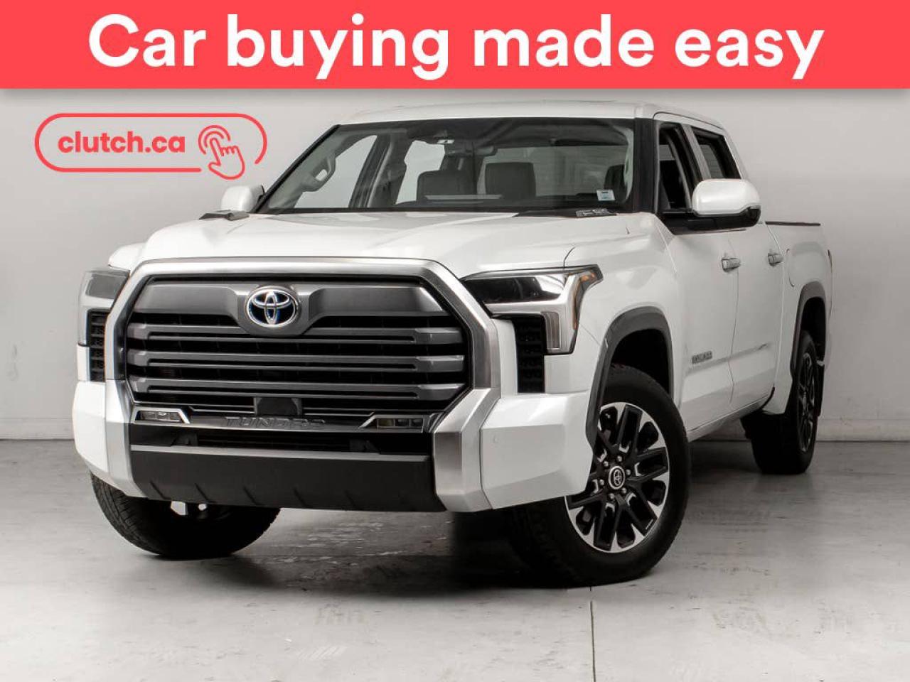 Used 2022 Toyota Tundra Limited Limited Hybrid w/ Apple CarPlay & Android Auto, Panoramic Moonroof, Backup Cam for sale in Bedford, NS