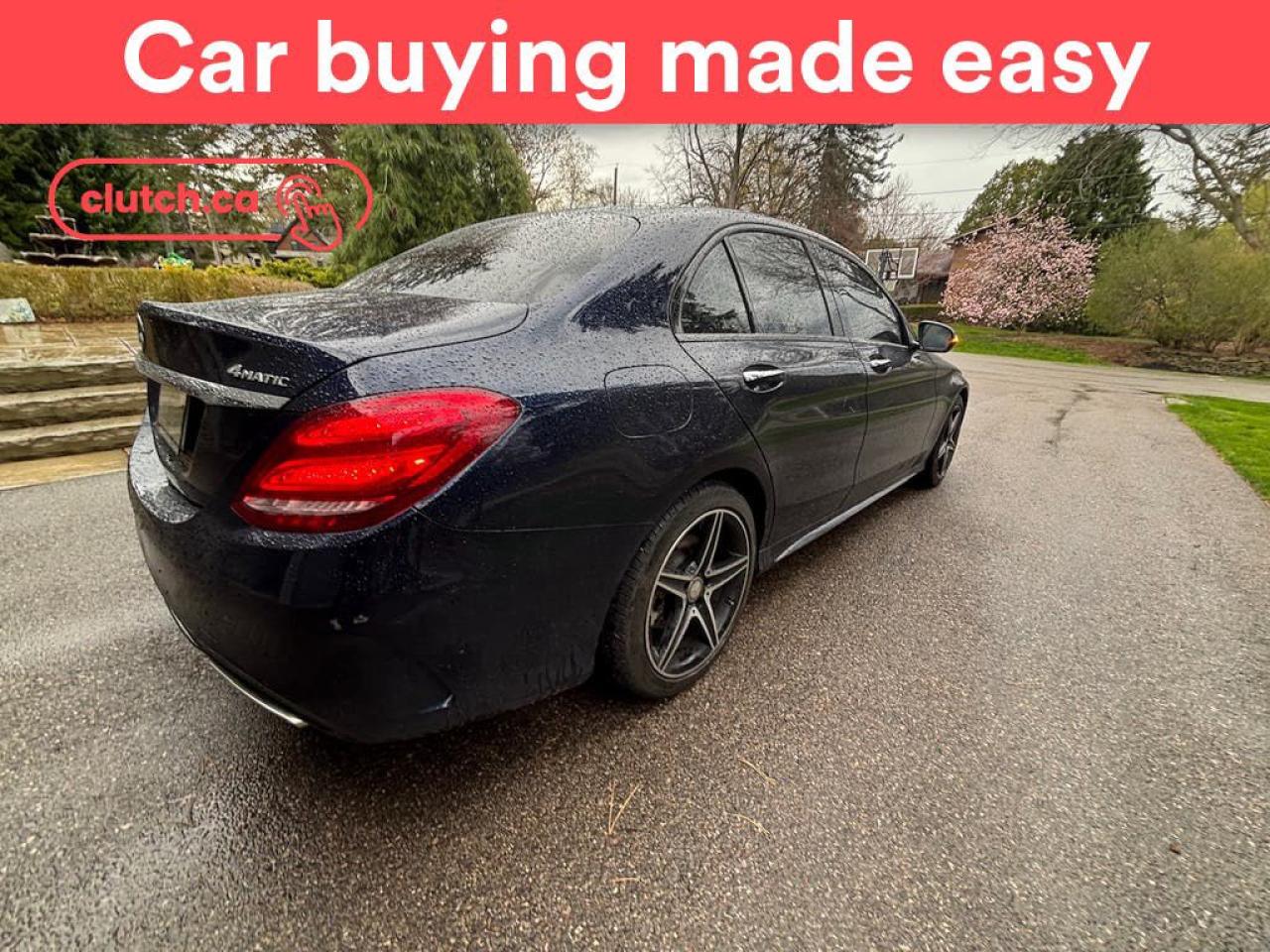 Used 2017 Mercedes-Benz C-Class C 300 AWD w/ Nav, Power Moonroof, Rearview Cam for sale in Toronto, ON