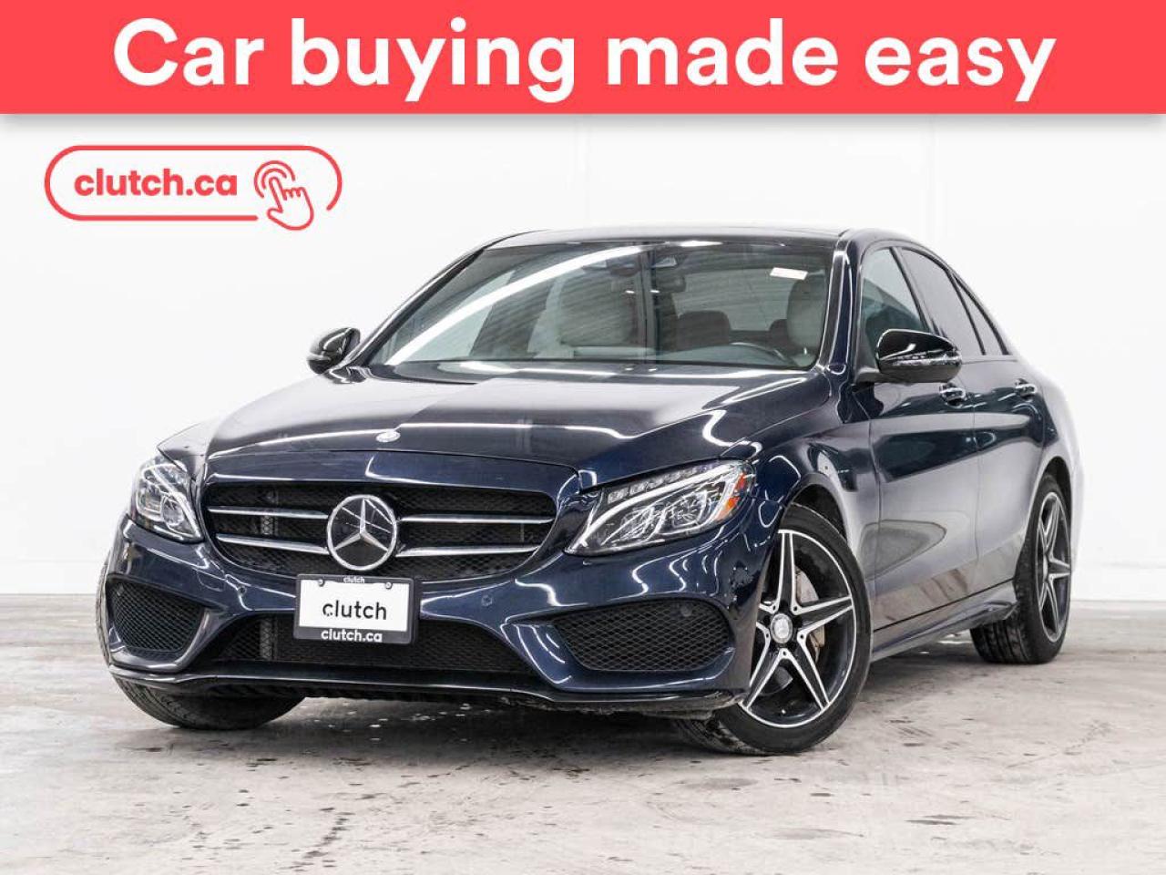 Used 2017 Mercedes-Benz C-Class C 300 AWD w/ Nav, Power Moonroof, Rearview Cam for sale in Toronto, ON