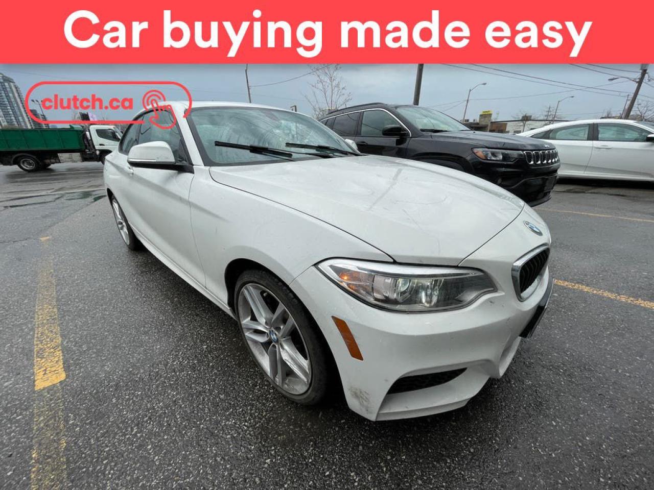 Used 2016 BMW 2 Series 228i xDrive AWD w/ M package w/ Front Heated Seats, Rearview Cam, Nav for sale in Toronto, ON