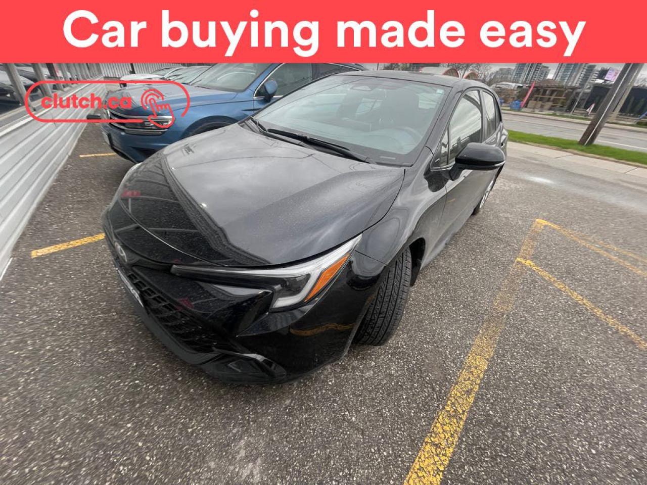 Used 2024 Toyota Corolla Hatchback Base CVT w/ SE Plus Pkg w/ Apple CarPlay & Android Auto, Rearview Cam, Climate Control for sale in Toronto, ON