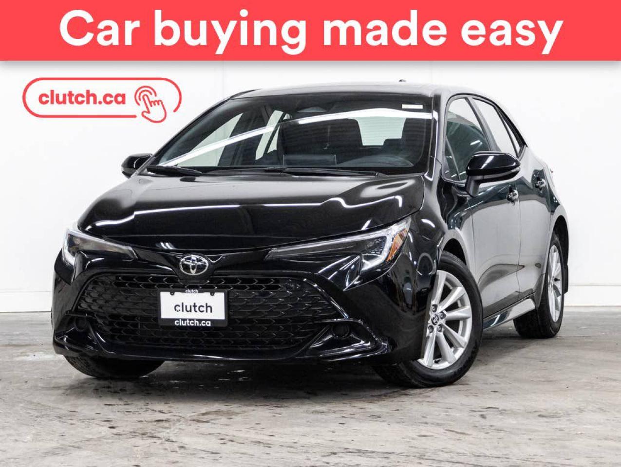 Used 2024 Toyota Corolla Hatchback Base CVT w/ SE Plus Pkg w/ Apple CarPlay & Android Auto, Rearview Cam, Climate Control for sale in Toronto, ON