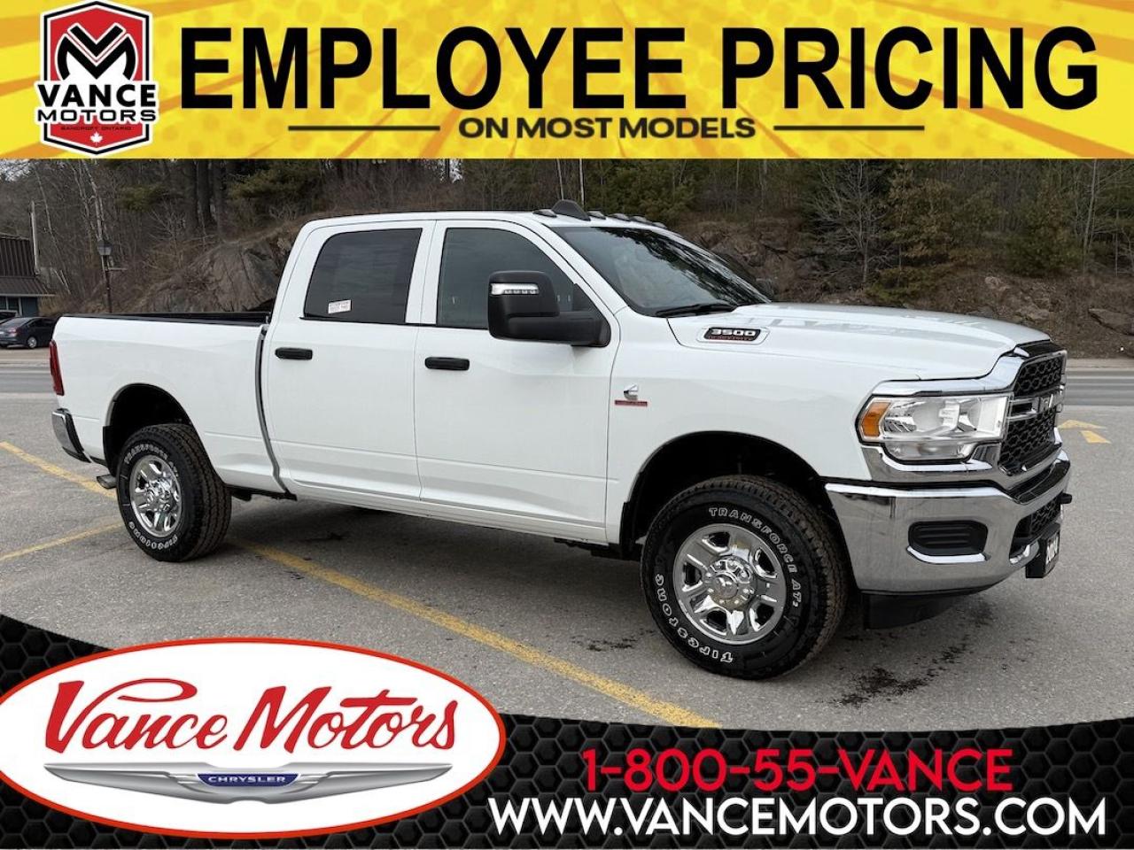 New 2024 RAM 3500 Tradesman 4x4 Crew Cab 6'4  Box for sale in Bancroft, ON