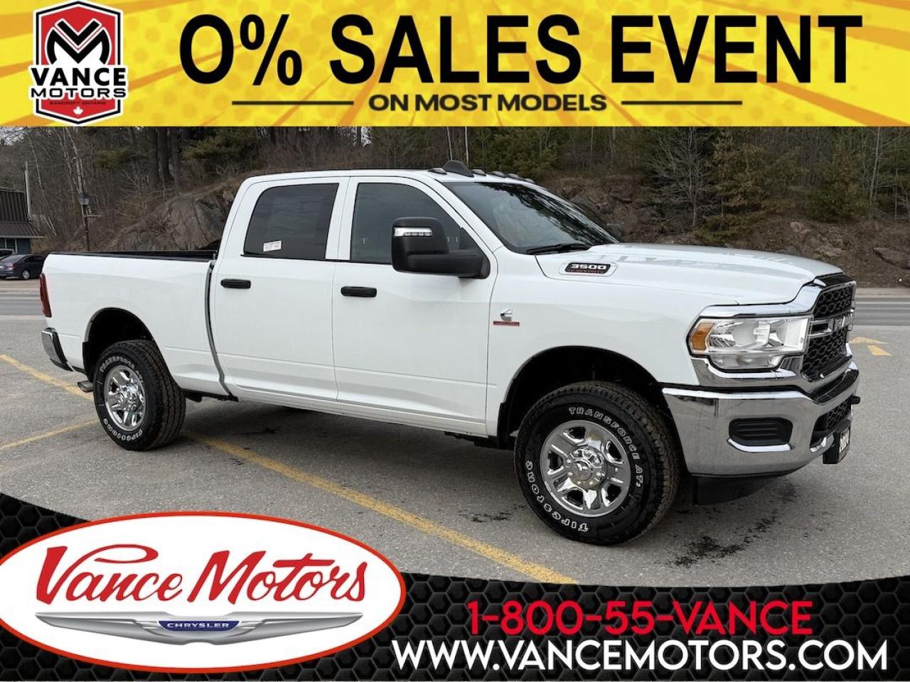 New 2024 RAM 3500 Tradesman 4x4 Crew Cab 6'4  Box for sale in Bancroft, ON