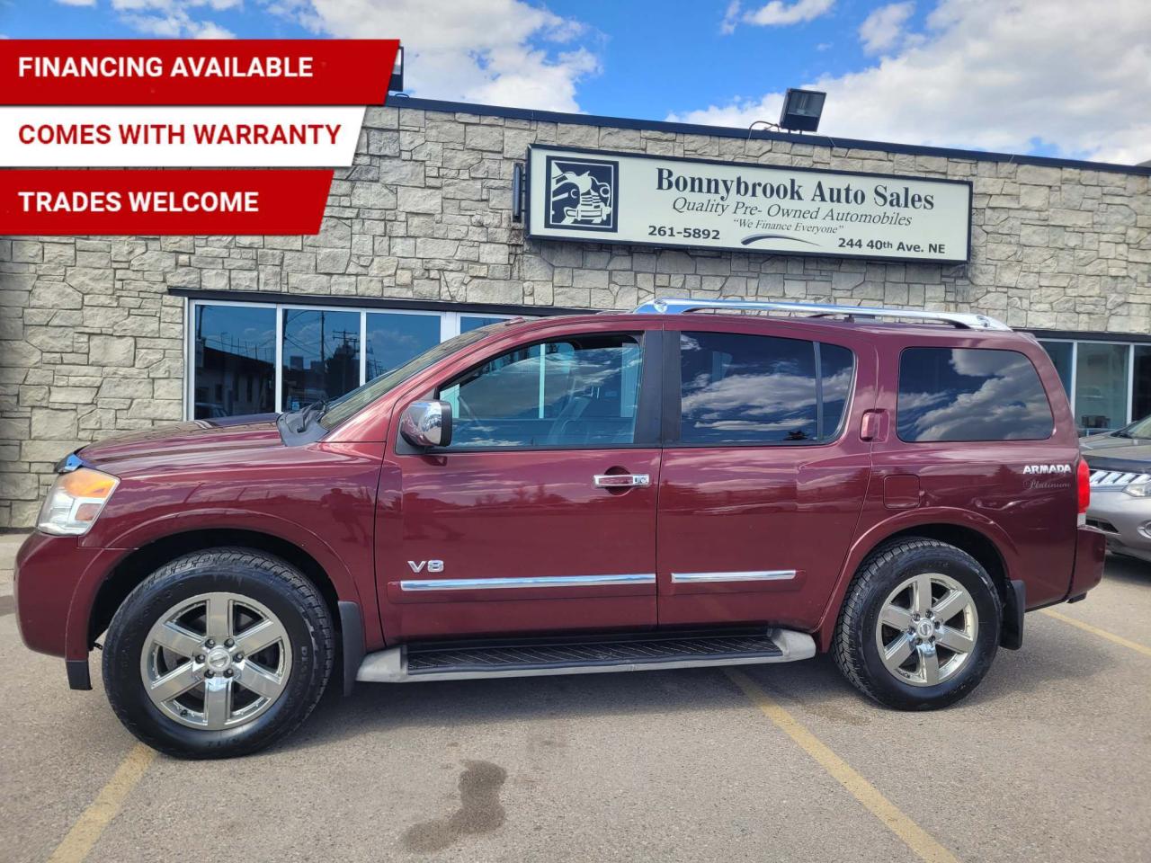 Used 2011 Nissan Armada 4WD 4dr Platinum/Sunroof/Leather/Back up Camera for sale in Calgary, AB