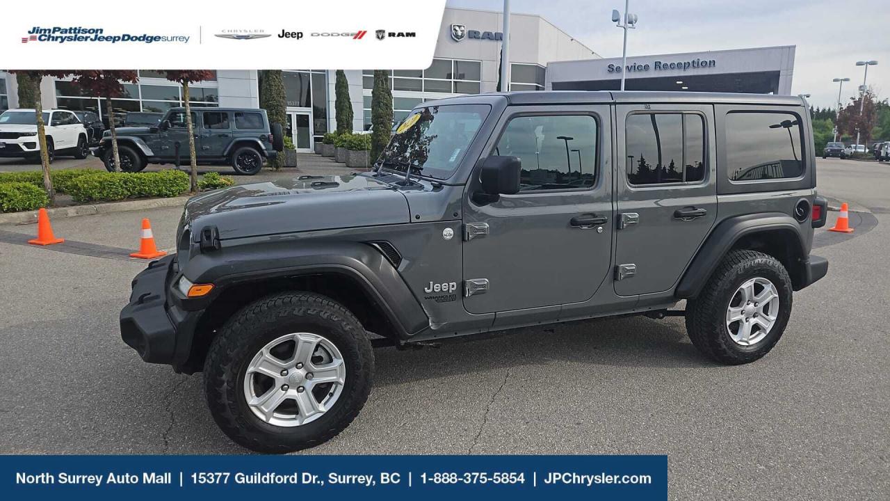 Used 2020 Jeep Wrangler UNLIMITED SPORT 4x4 for sale in Surrey, BC
