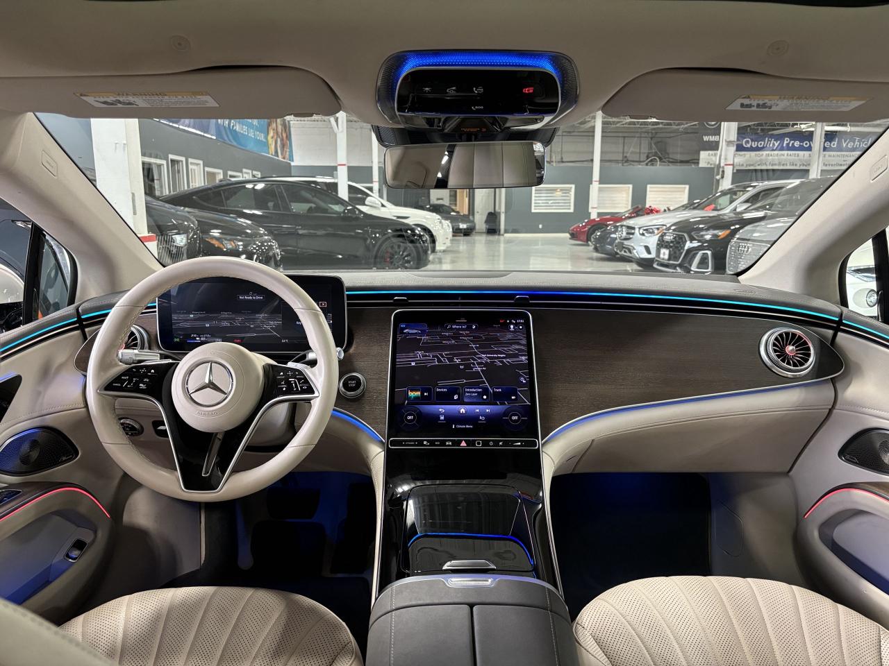 2023 Mercedes-Benz E-Class EQS450+|SEDAN|CREAMLEATHER|BURMESTER|WOOD|AMBIENT| - Photo #15