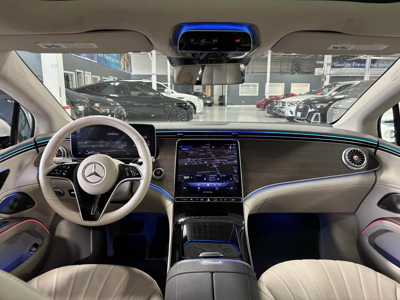 2023 Mercedes-Benz E-Class EQS450+|SEDAN|CREAMLEATHER|BURMESTER|WOOD|AMBIENT| - Photo #15