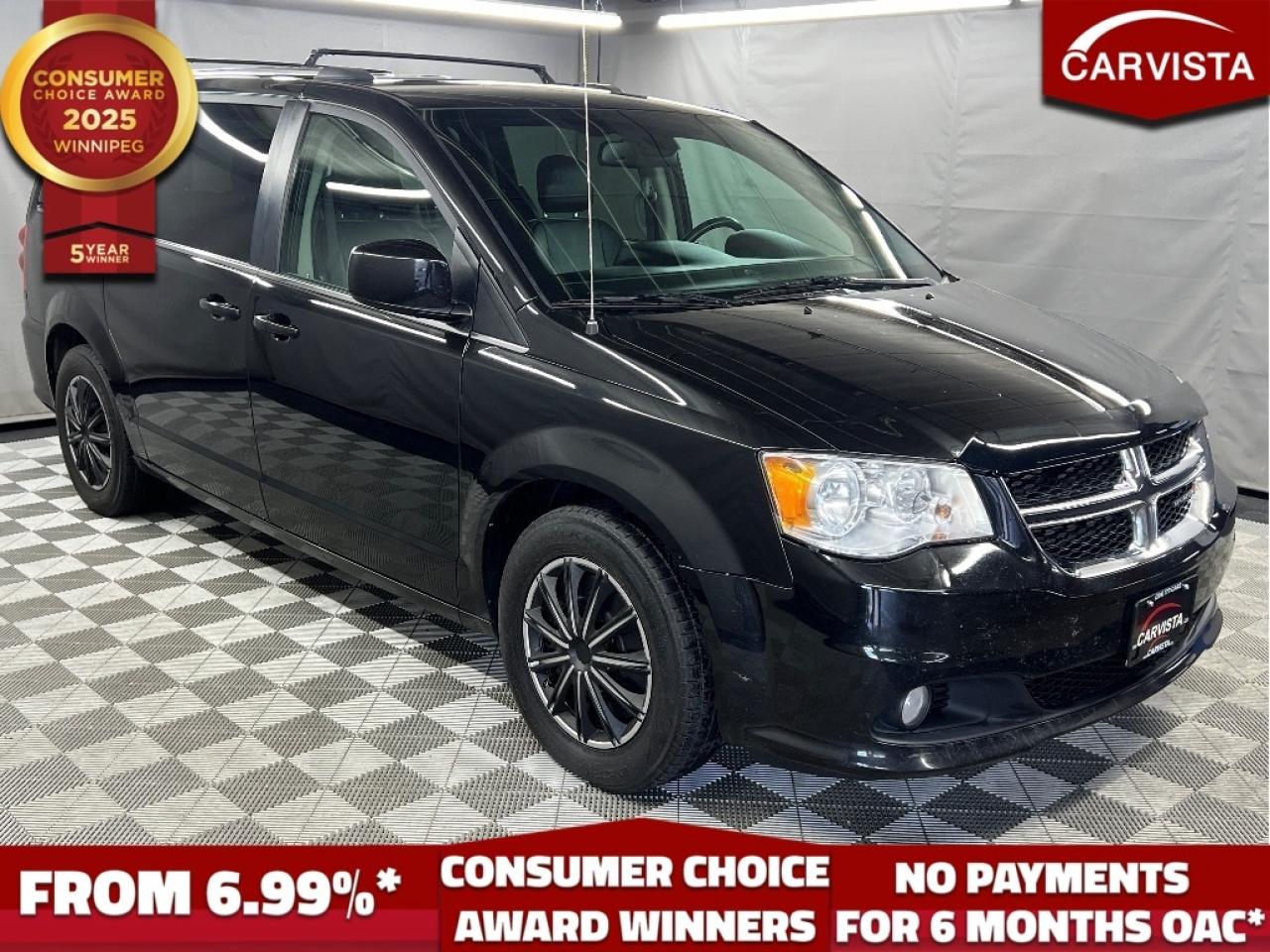 Used 2019 Dodge Grand Caravan SXT Premium Plus - NO ACCIDENTS/DUAL SLIDE DOORS for sale in Winnipeg, MB