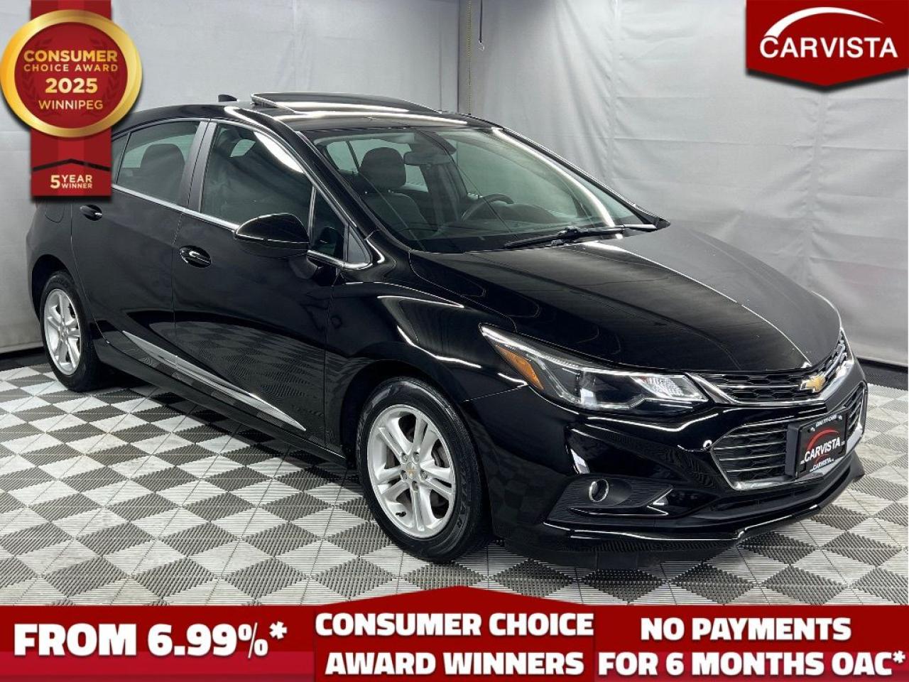 Used 2018 Chevrolet Cruze LT HATCHBACK - SUNROOF/REMOTE START/1 OWNER - for sale in Winnipeg, MB