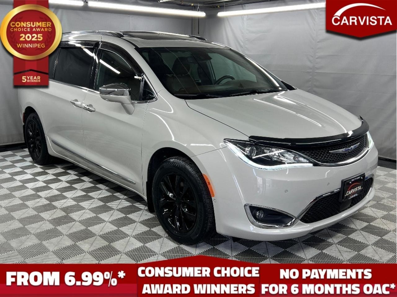 Used 2020 Chrysler Pacifica Limited - LOADED/NO ACCIDENTS/POWER SLIDING DOORS for sale in Winnipeg, MB